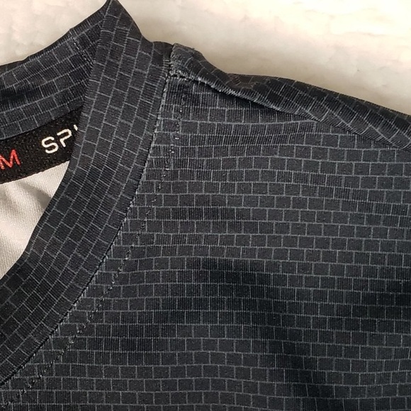Spyder Swim Rash Guard UPF 30+ Size Large Short Sleeve Spyder Rash Guard size L! - Picture 7 of 15